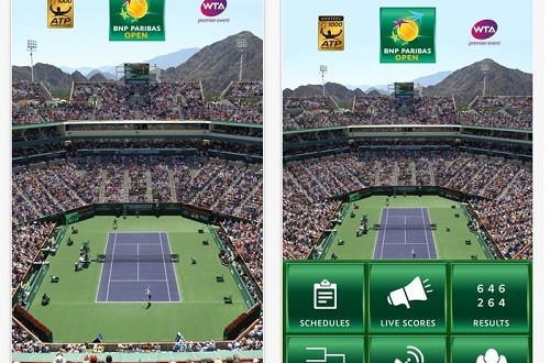 2015 BNP Paribas Open official App declared with exciting ... - 500 x 330 jpeg 77kB