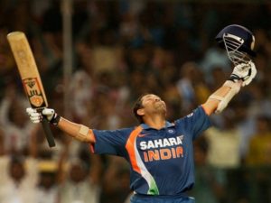 Sachin Tendulkar scored first double ODI century.