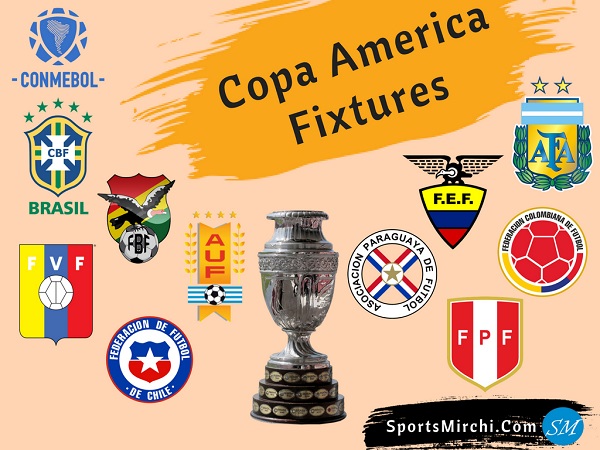 Copa America Fixtures, Matches, schedule