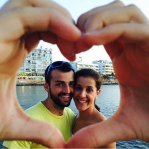 Carolina Marin with boyfriend Alejandro