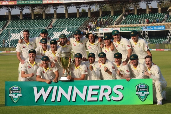 Australia won test series against Pakistan in Lahore 2022