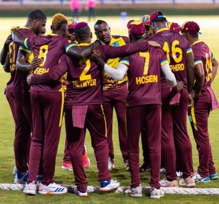 West Indies beat Australia in T20 world cup 2024 warm-up match