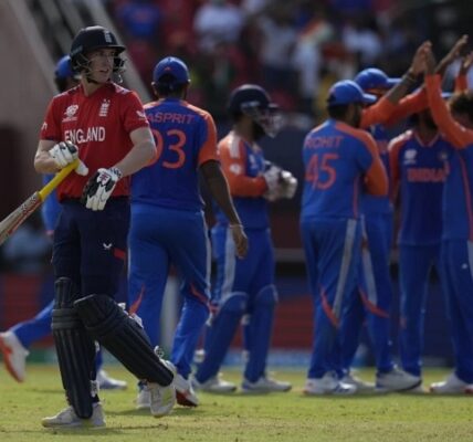 India beat England to reach T20 world cup 2024 final