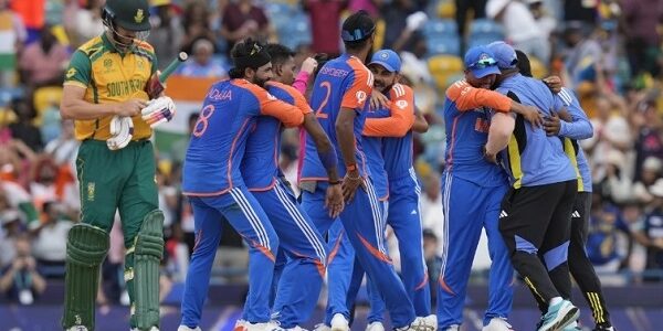 India beat South Africa in T20 world cup 2024 final to become champions