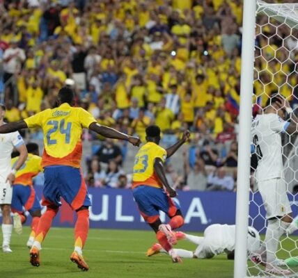 Colombia beat Uruguay in semifinal of Copa America 2024