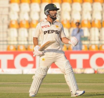 Kamran Ghulam scored ton against England in Multan test