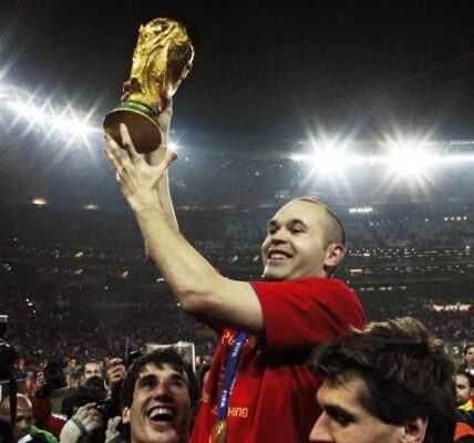 Spain's Andres Iniesta won 2010 FIFA world cup