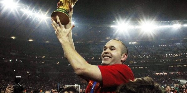 Spain's Andres Iniesta won 2010 FIFA world cup